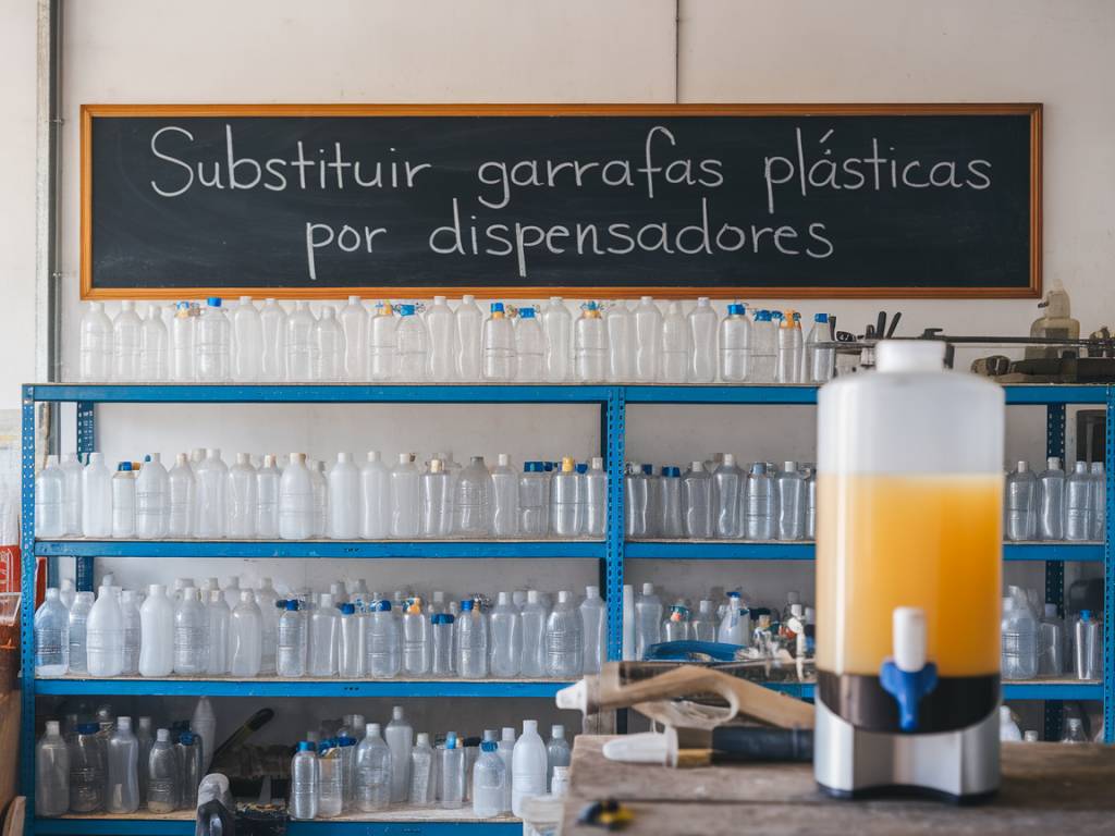 Substituir garrafas plásticas por dispensadores: por onde começar?