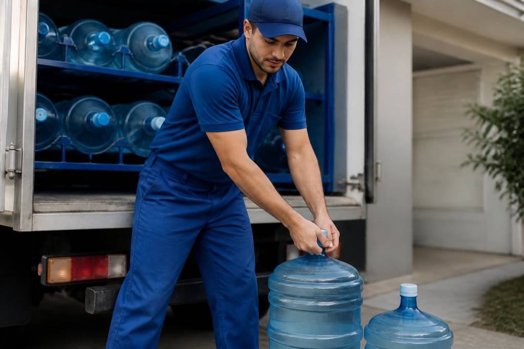 Entregador de agua: como funciona a entrega e escolher o melhor serviço